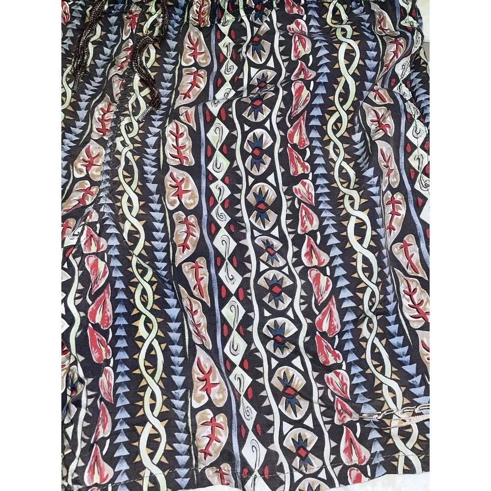 Vintage Speedo Men's Swim Trunks 90s Y2K Pattern Mens‎ Shorts Tribal Pattern